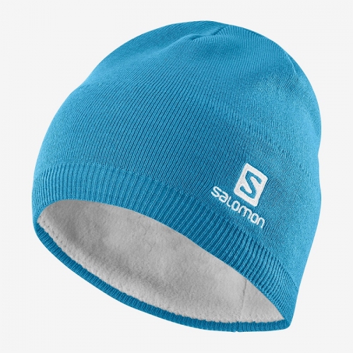 

Шапка SALOMON LOGO BEANIE бірюзова А000009799