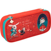 

Пенал Kite "Alice in Wonderland", 1 отделение, мягкий, красный, К17-662-2