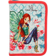 

Пенал Kite "Winx", 1 отделение, 2 отворота, разноцветный, без наполнения, W17-622-2