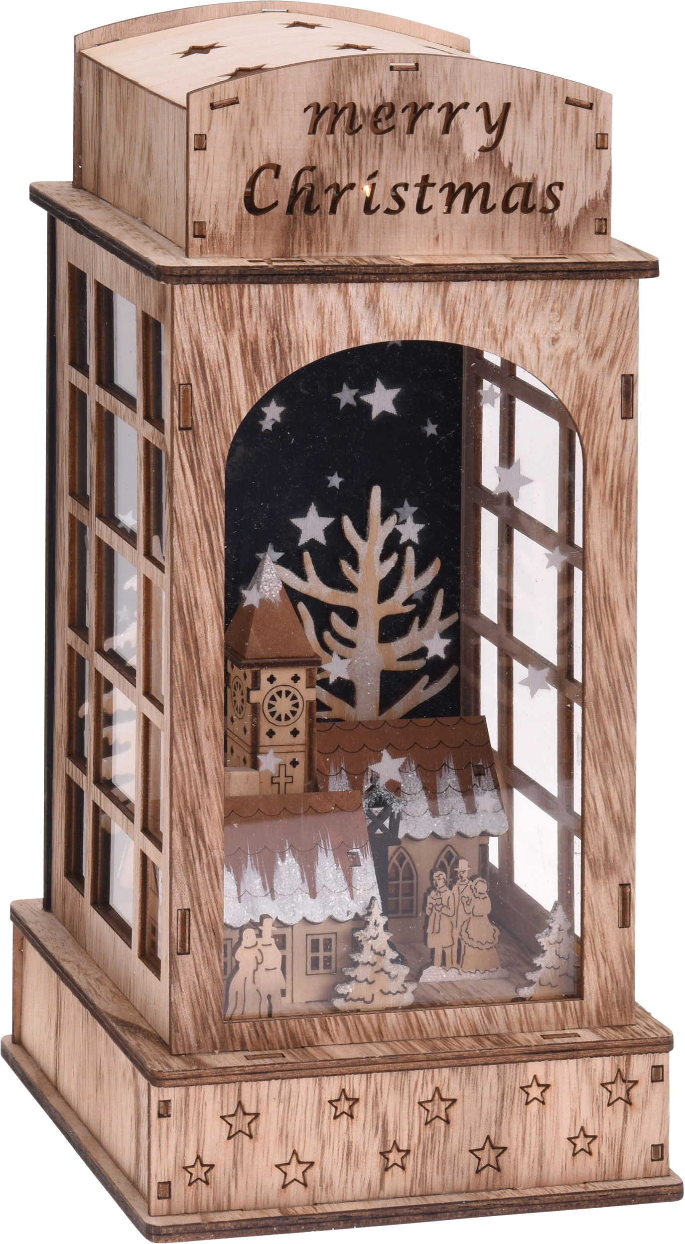 

Декоративный фонарь Christmas Decoration 15х15х32.5 см (DH8044650_chapel)