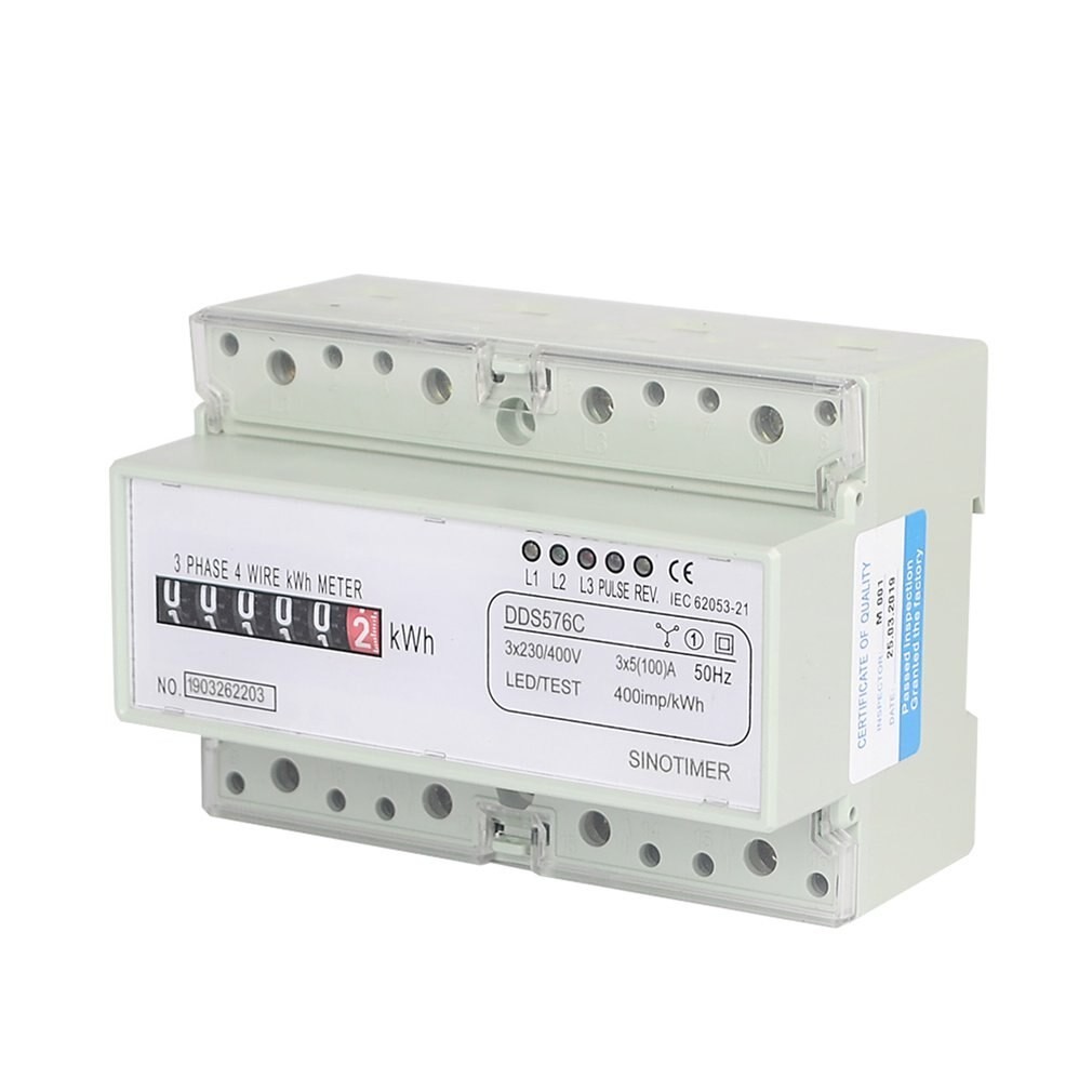 Счетчик електрический SINOTIMER DDS576C 5 (100) трехфазный аналоговый ...
