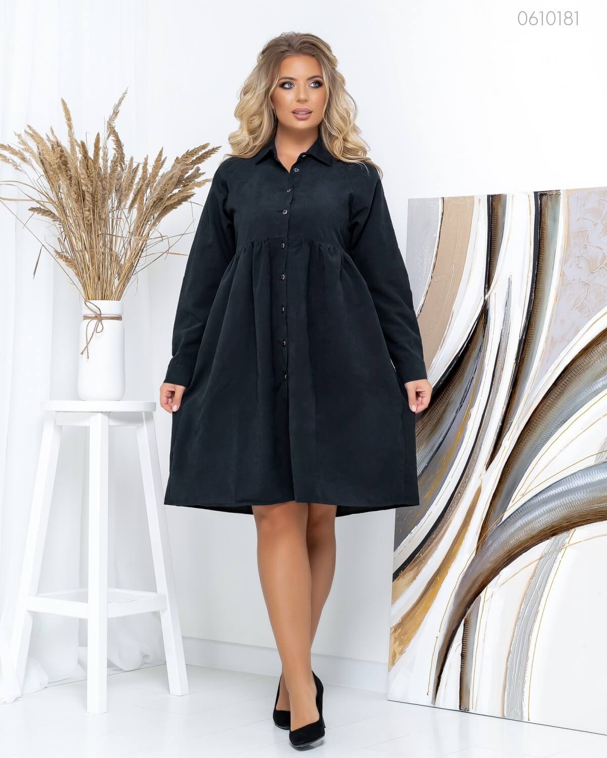 

Платье PEONY Аликанте 48 чёрный