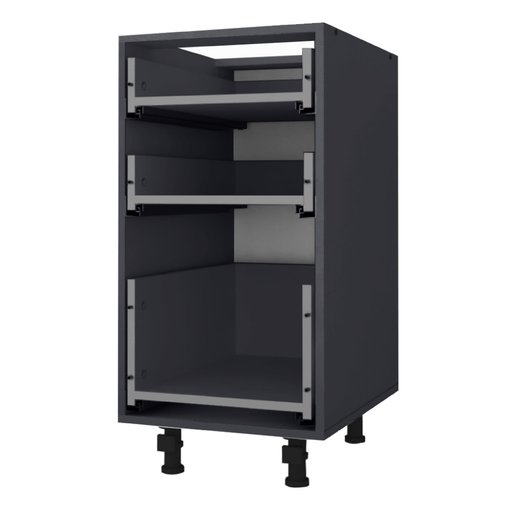 

Корпус нижний с полками 2+1 Delinia 40х82 см серый