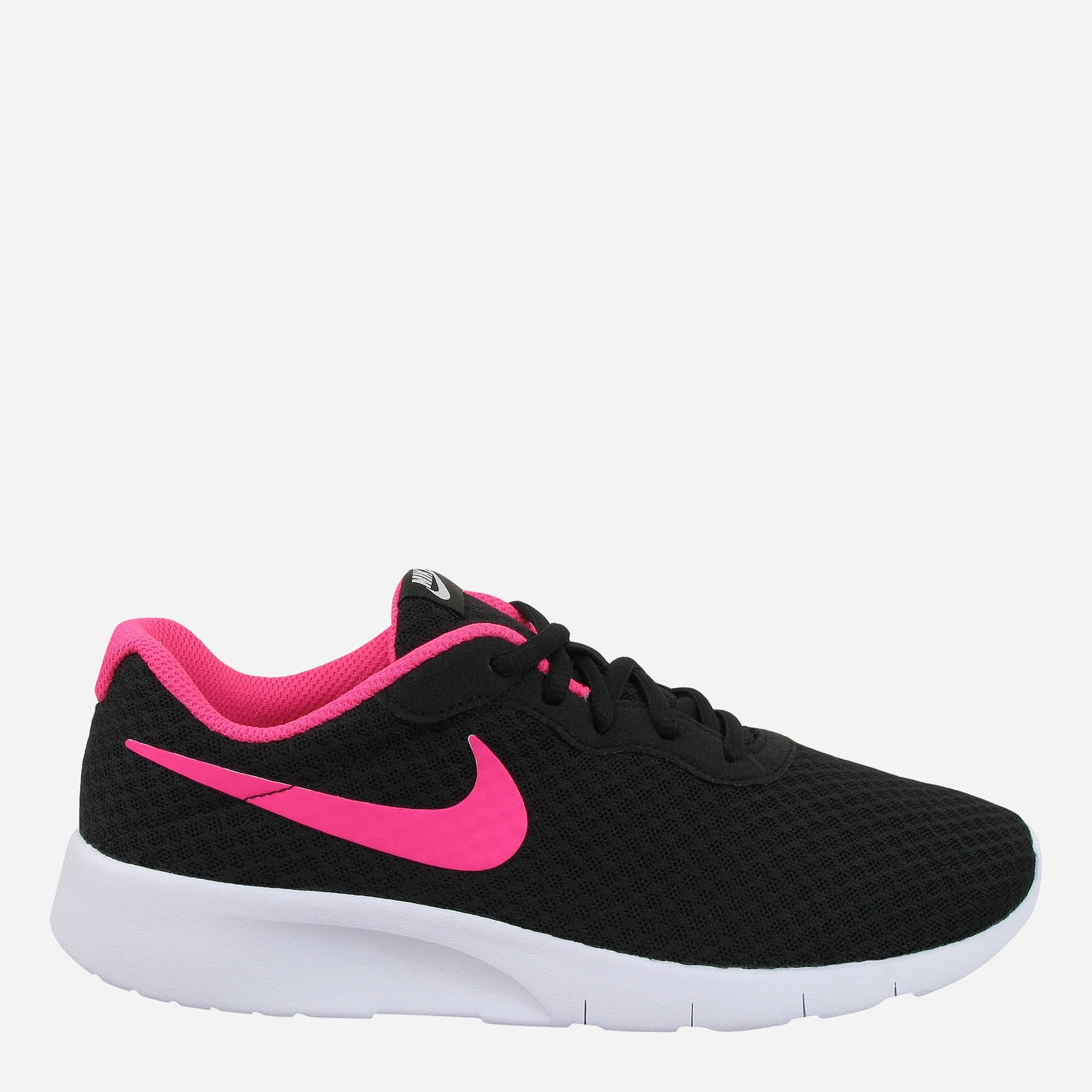 Акція на Підліткові кросівки для дівчинки Nike Tanjun (Gs) 818384-061 37 (5.5Y) 24 см Чорні від Rozetka