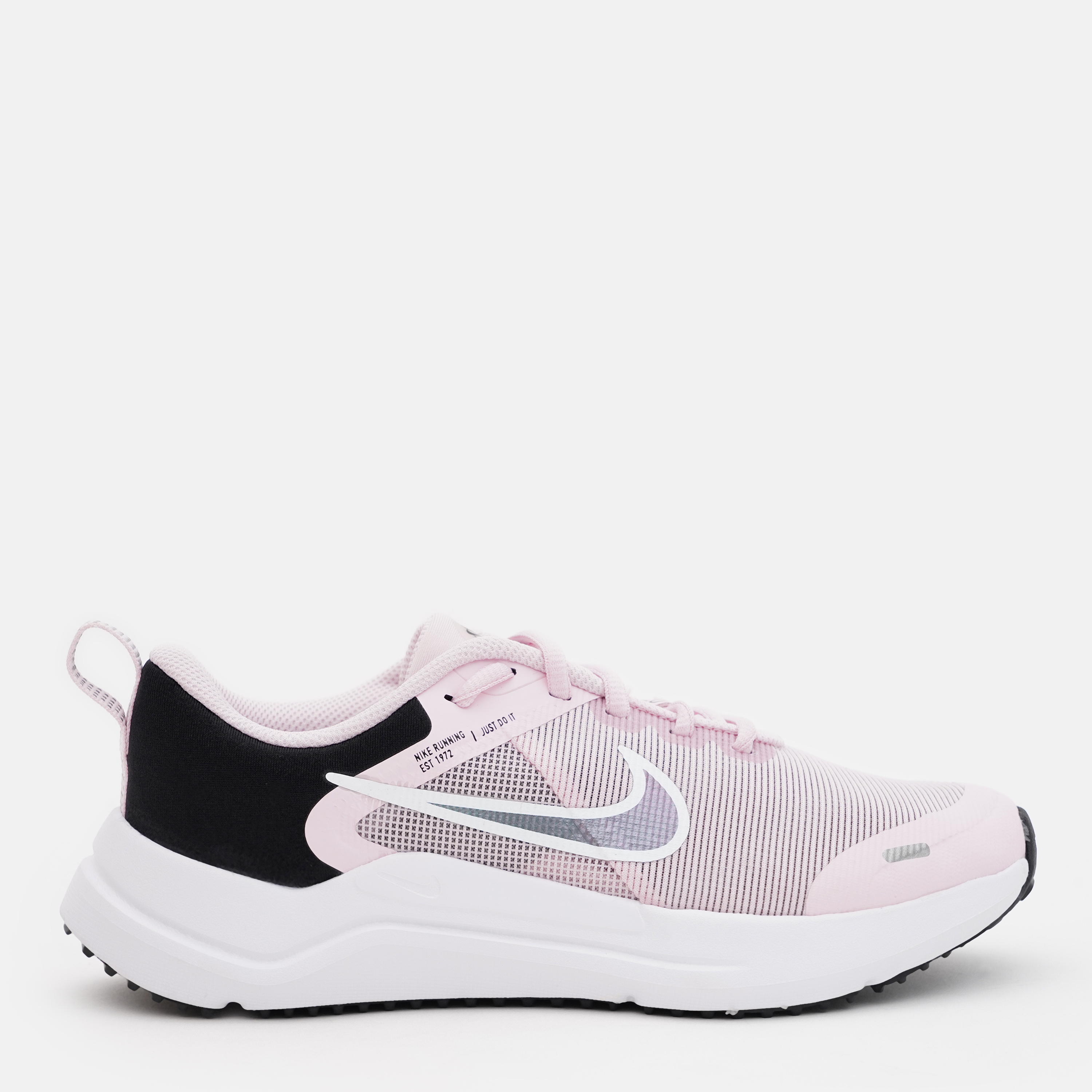 Акція на Підліткові кросівки для дівчинки Nike Downshifter 12 Nn (Gs) DM4194-600 35.5 (3.5Y) Pink Foam /Flat Pewter-Black від Rozetka