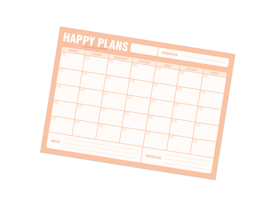 

Магнітний планер Vit-Design “Happy Plans” (30*42 см)