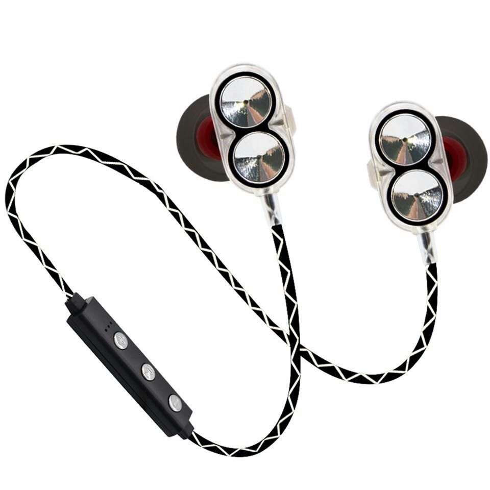 

Наушники HOOK Bluetooth H-13 Dual Driver Серый