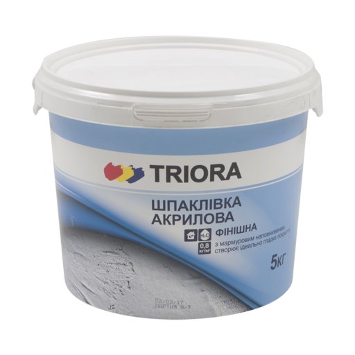 

Шпаклевка финишная однослойная TRIORA 5 кг (11228154)