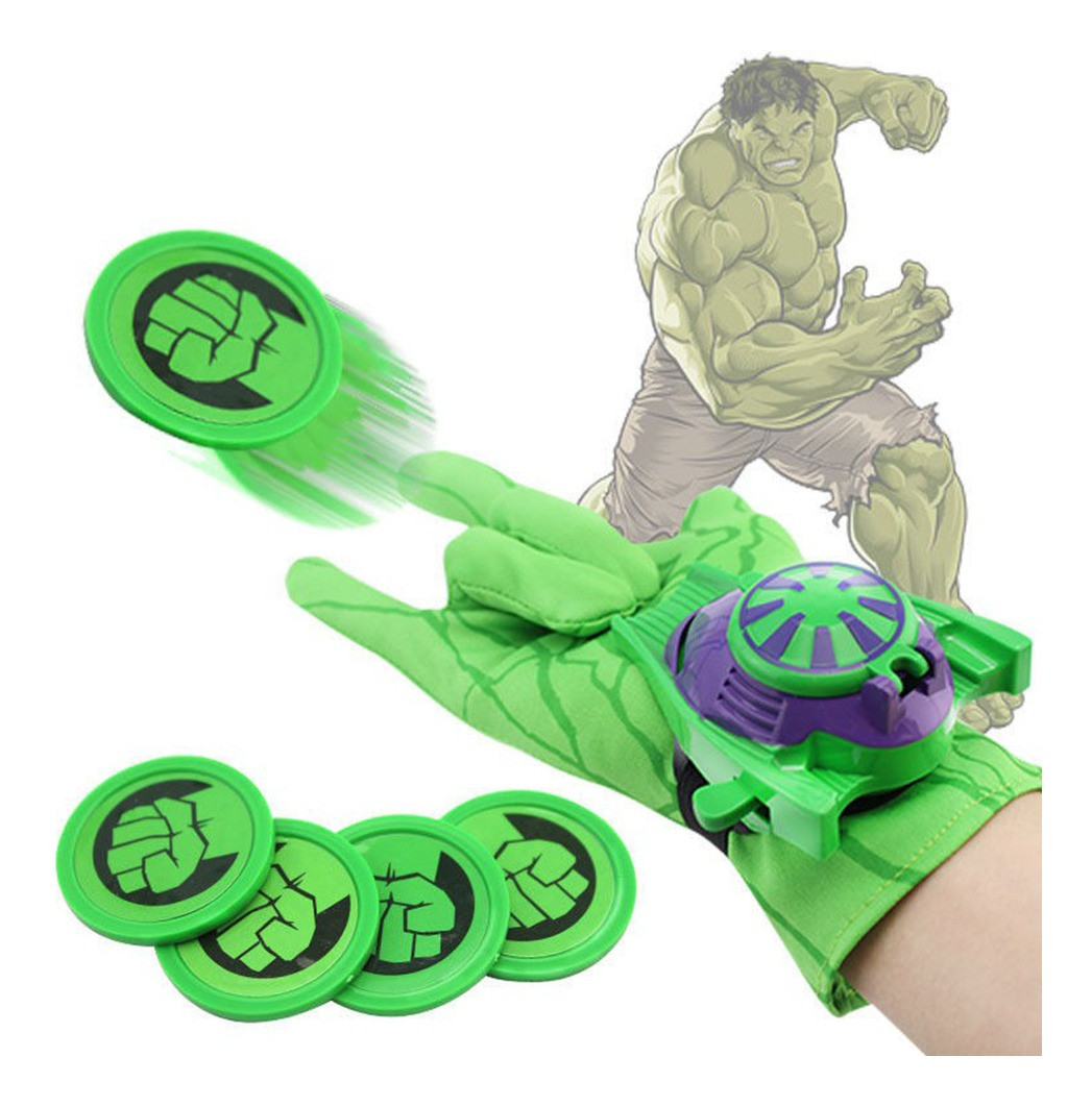 

Перчатка оружие Халка с вылетающими дисками Hulk glove (NT-261078)