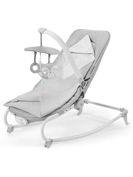 

Детский шезлонг-качалка Kinderkraft Felio Stone Grey