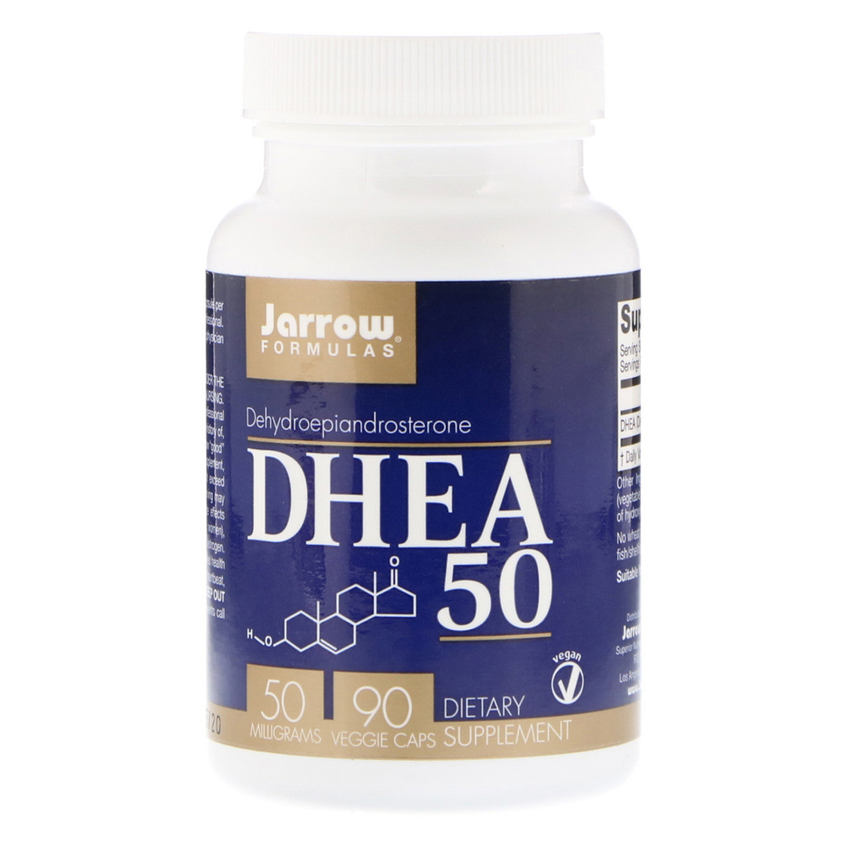 

Природные добавки Jarrow Formulas Дегидроэпиандростерон 50 мг DHEA 90 гелевых капсул