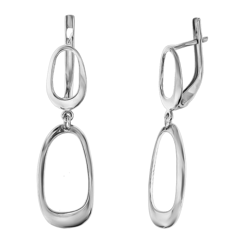 

Серьги-подвески Diamant С0761с