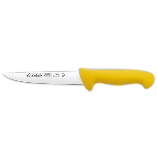

Нож мясника 160 мм желтый Arcos 2900 294600