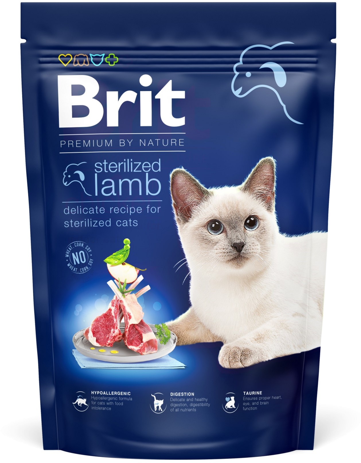 Сухой корм для стерилизованных кошек Brit Premium by Nature Cat Sterilized  Lamb с ягненком 1.5 кг (8595602553167) – в интернет-магазине ROZETKA |  Купить в Украине: Киеве, Харькове, Днепре, Одессе, Запорожье, Львове