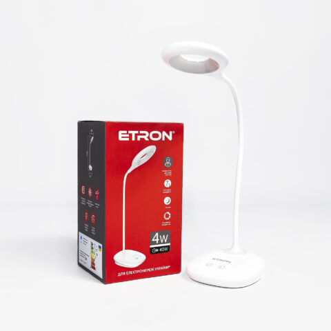 

Лампа настольная светодиодная ETRON Desk Lamp circle 4W 4200K White