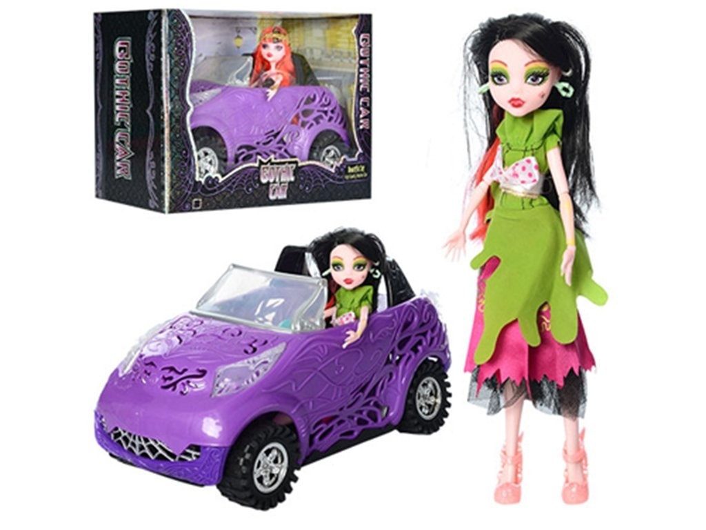 

Детская машинка с куклой "Monster High" LIMO TOY 5018 CM c звуковыми и световыми эффектами