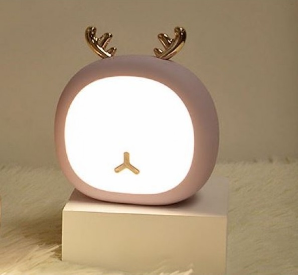 

Сенсорный светодиодный ночник "Милый олененок" Розовый 3DTOYSLAMP