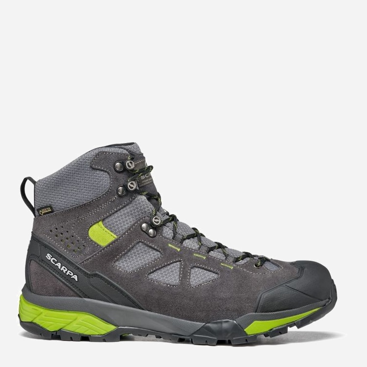 Чоловічі черевики для трекінгу високі з Gore-Tex Scarpa ZG Lite GTX 67080-200-2 42.5 (8 1/2UK) 27.5 см Dark Gray/Spring від Rozetka на платформі USKIDKA Акція на Чоловічі черевики для трекінгу високі з Gore-Tex Scarpa ZG Lite GTX 67080-200-2 42.5 (8 1/2UK) 27.5 см Dark Gray/Spring від Rozetka