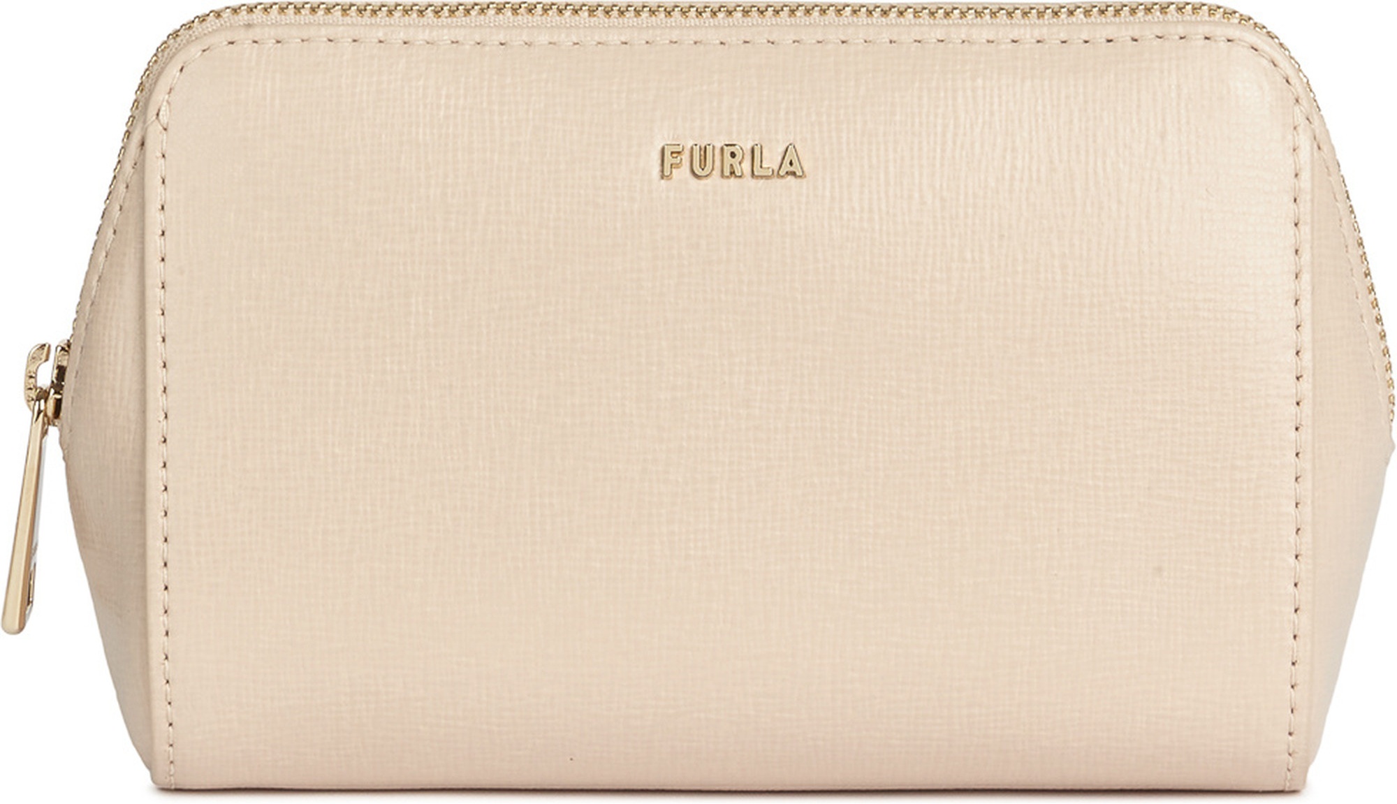 

Косметичка кожаная Furla Electra M Cosmetic Case EAW2LN1 Бежево-розовая