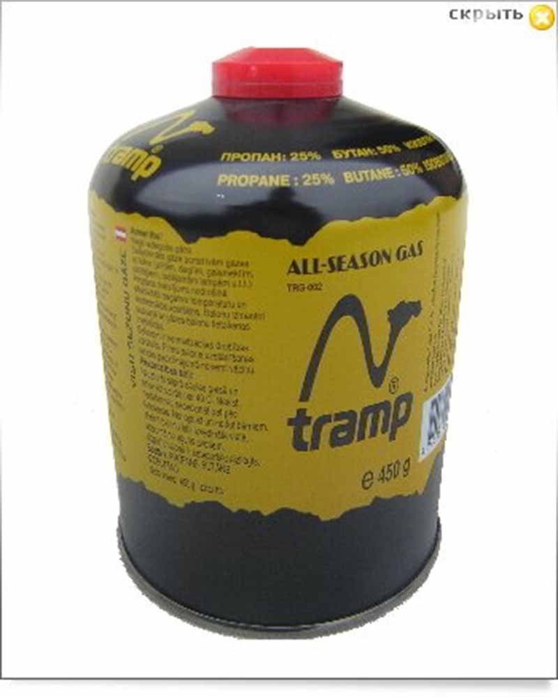 

Баллон газовый 450 Tramp (TRG-002)