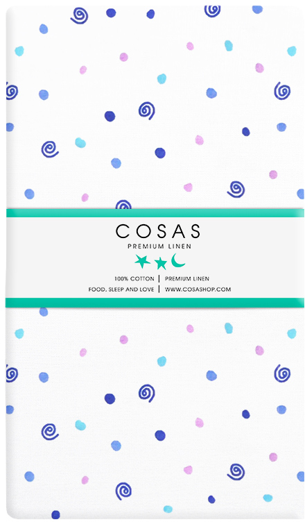 

Простынь Cosas Spiral Drops 155х215