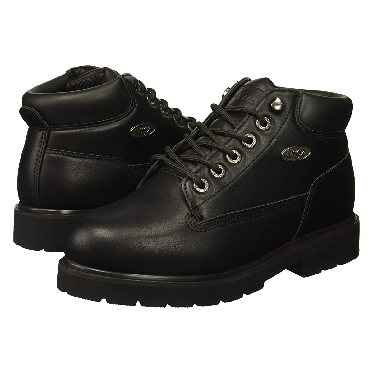 

Ботинки Lugz Drifter Mid Steel Toe Black, 41 (265 мм)