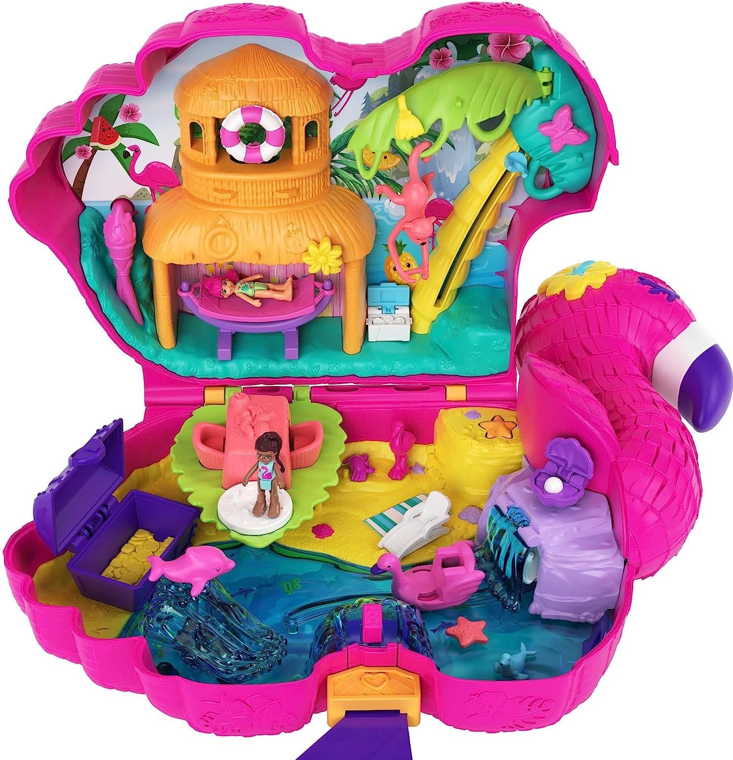 Игровой набор Полли Покет Polly Pocket Flamingo Party Карманный Мир  Вечеринки из фламинго (HJN76) – фото, отзывы, характеристики в  интернет-магазине ROZETKA от продавца: VRS | Купить в Украине: Киеве,  Харькове, Днепре, Одессе,