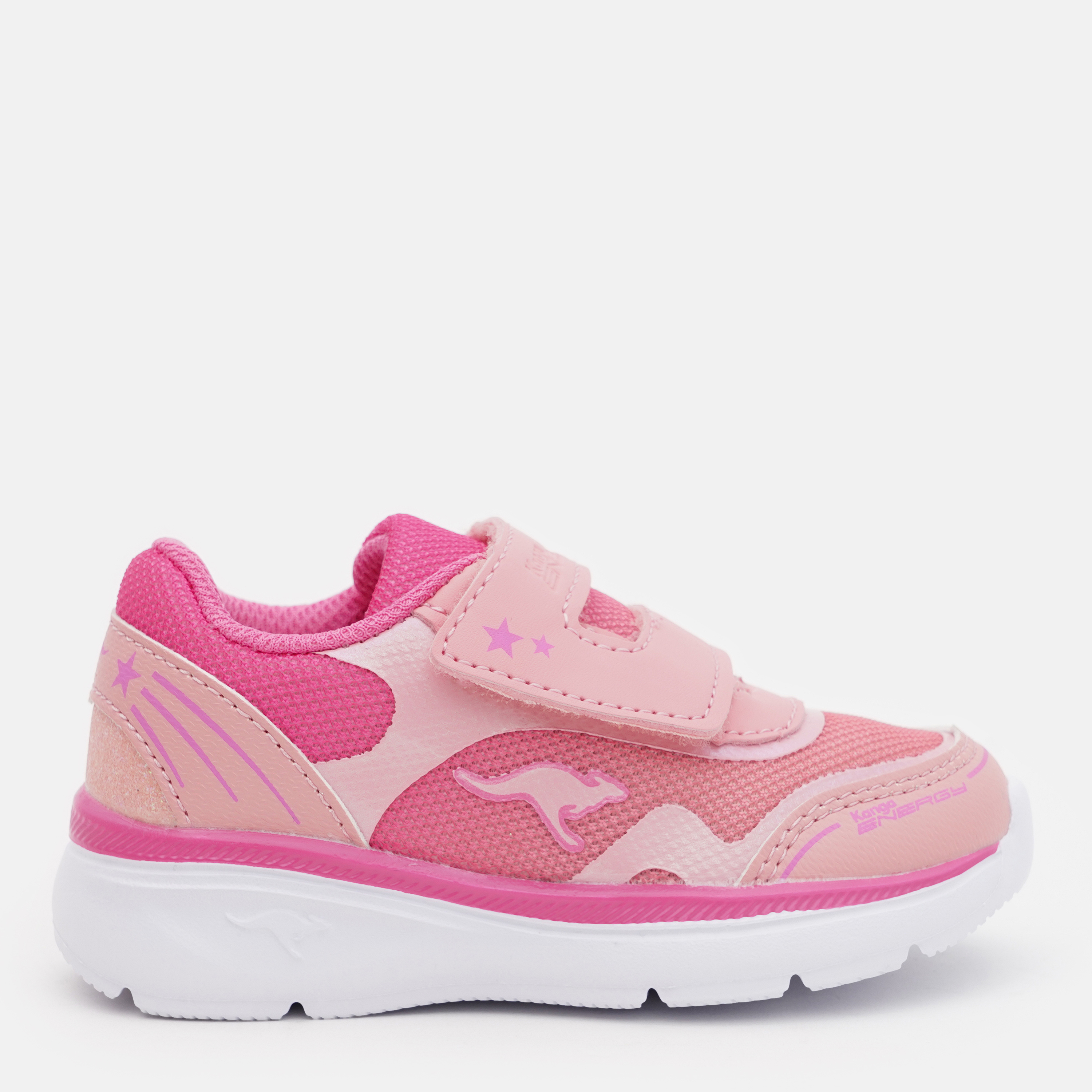 Акція на Дитячі кросівки для дівчинки Kangaroos K-IQ Stuke V 00002-000-6355 24 Неоново-рожевий/Рожевий від Rozetka