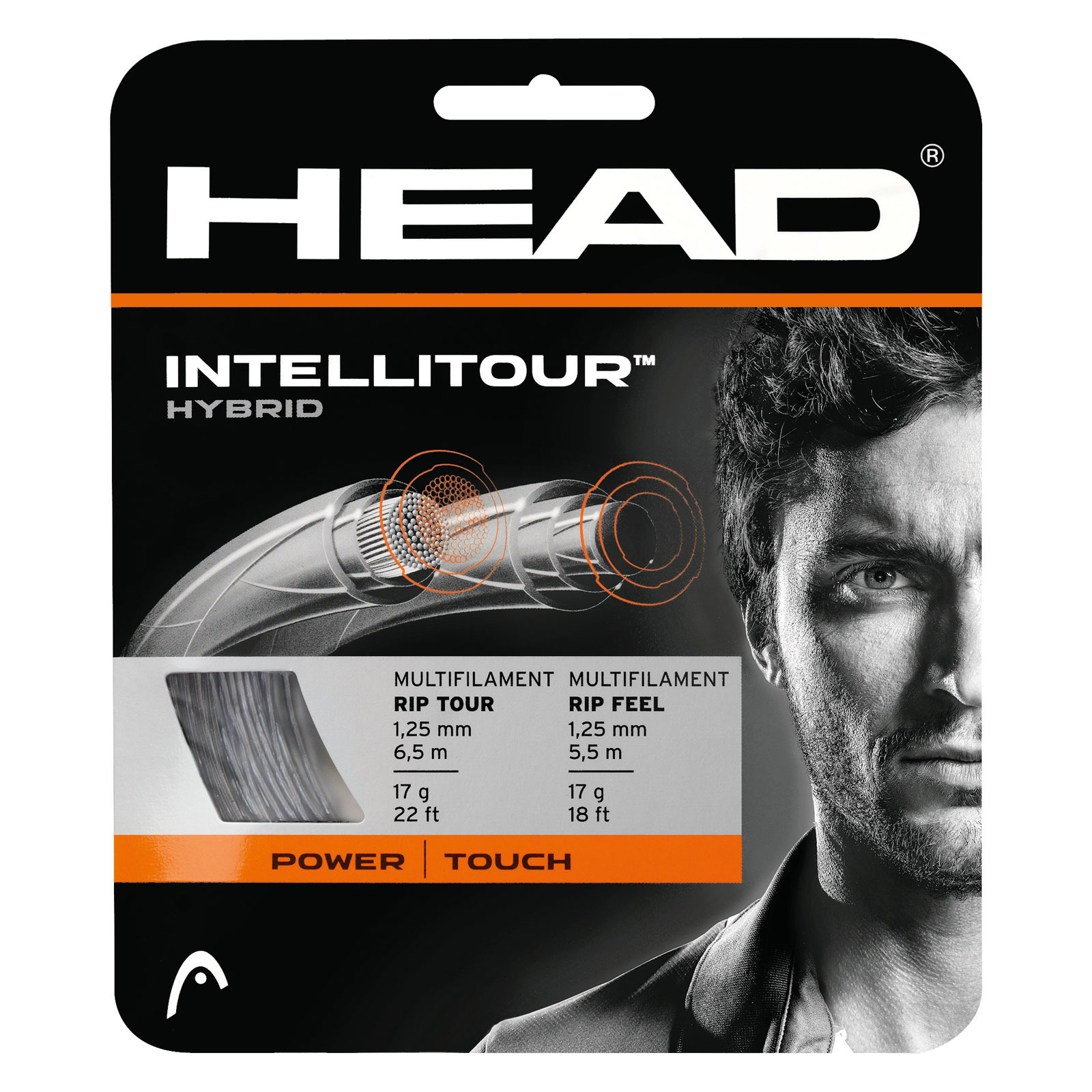 

Теннисные струны Head IntelliTour 17 GR (281002 17GR)