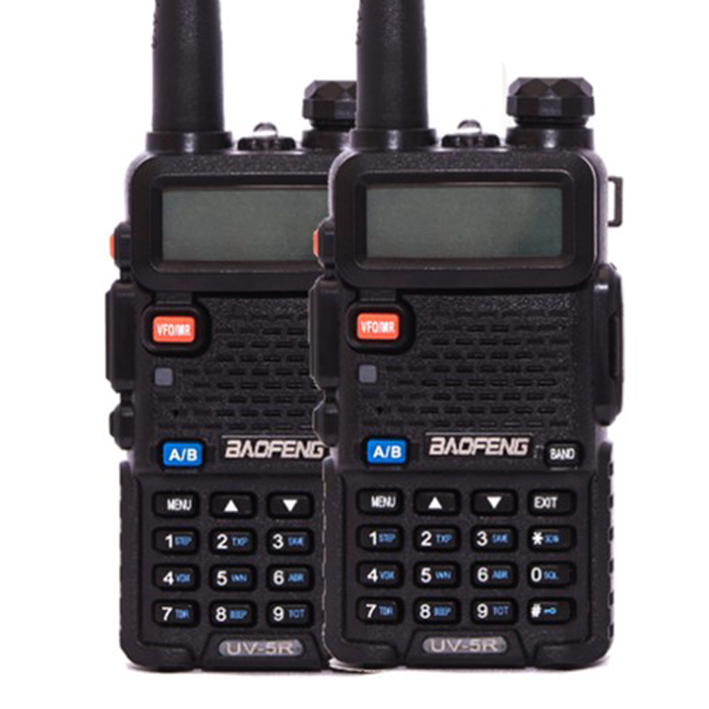 

Рация Baofeng UV-5RHC Tourism (5W, VHF,UHF, 136-174,400-480MHz, до 5 км, 128 кан., АКБ),2шт, черная