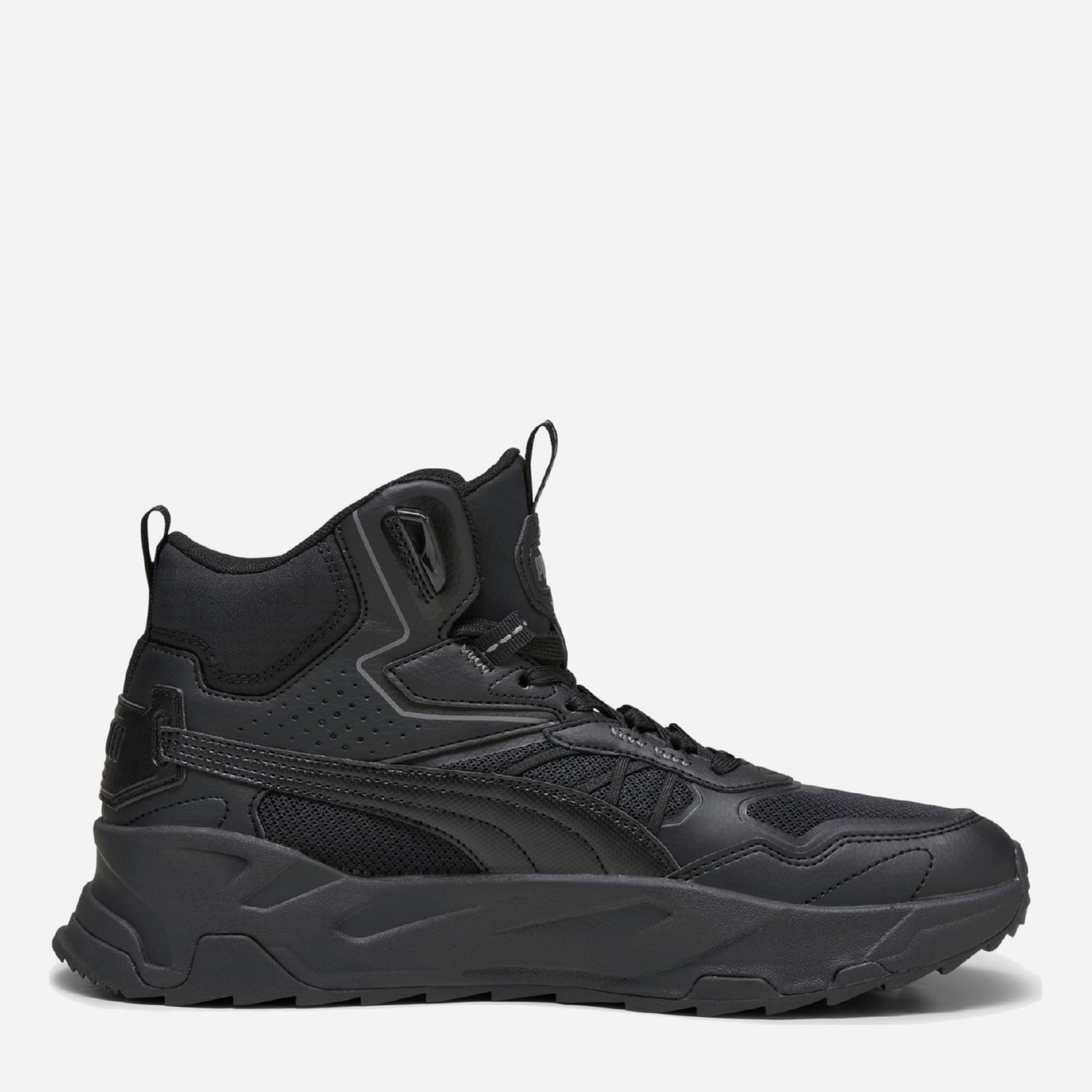 Акція на Чоловічі черевики високі Puma Trinity Mid Hybrid 39232701 44 (9.5UK) 28.5 см Puma Black-Puma Black-Cool Dark Gray від Rozetka