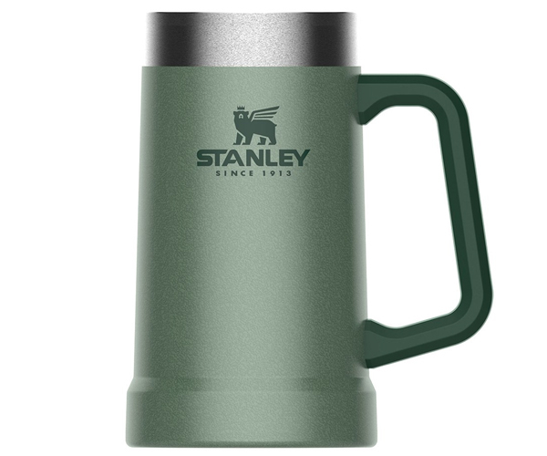 

Термокружка пивная Stanley Adventure Stein Hammertone Green 700 мл (10-02874-033)