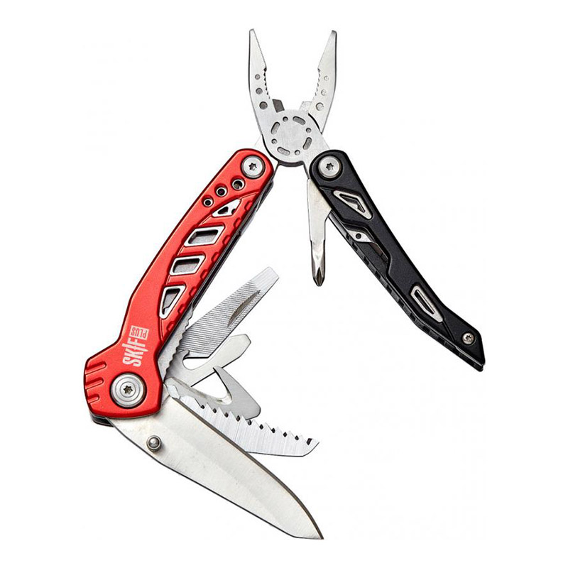 

Мультитул SKIF Plus Handy Tool (102мм, 10 функций), красно-черный