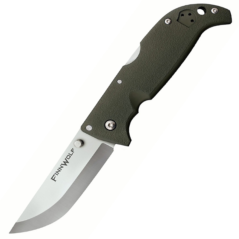 

Нож складной Cold Steel Finn Wolf (длина: 200мм, лезвие: 89мм), оливковый