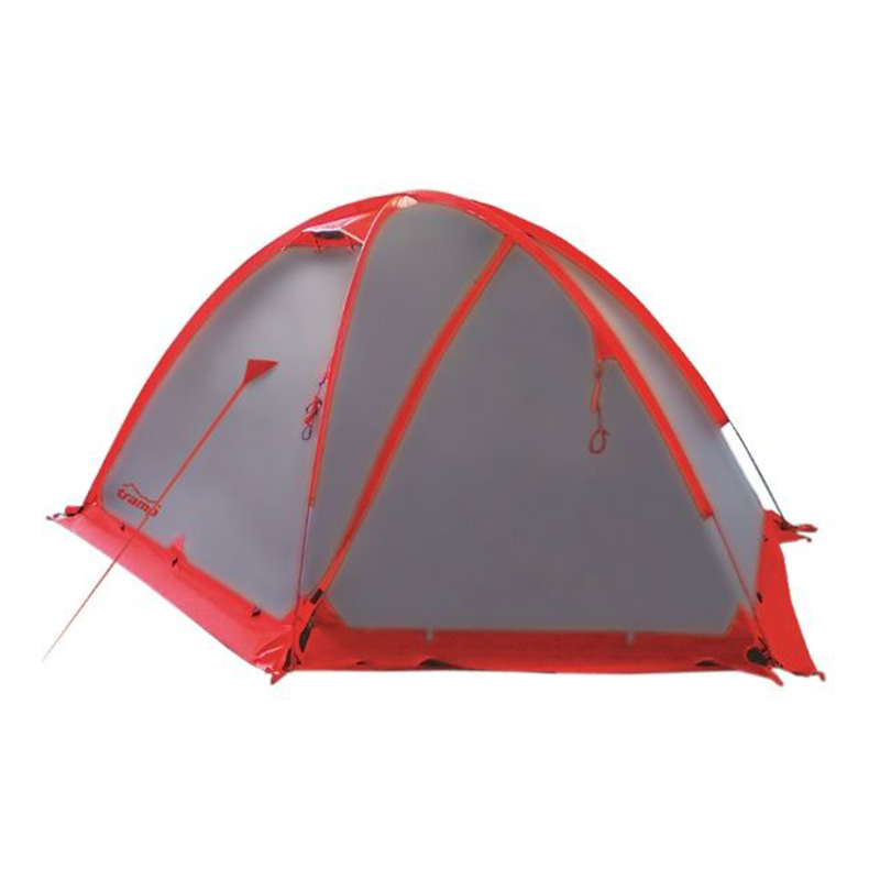 

Палатка двухместная туристическая Tramp Rock 2 v2 TRT-027 (3000х2200x1200мм), серая