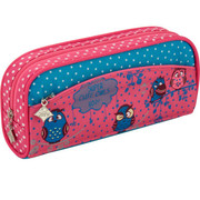 

Пенал Kite Junior, 3 отделения, мягкий, розовый с голубым, К17-649
