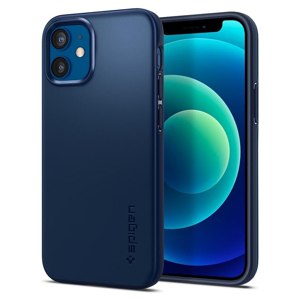 

Чехол Spigen Thin Fit для iPhone 12 Mini Navy Blue