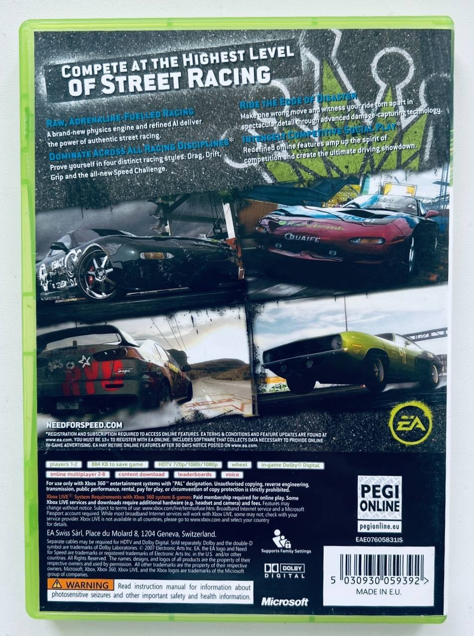 ROZETKA » Need for Speed ProStreet, Б/У, английская версия - диск для Xbox  360 от продавца: RetroGaming Shop купить в Украине: цена, отзывы