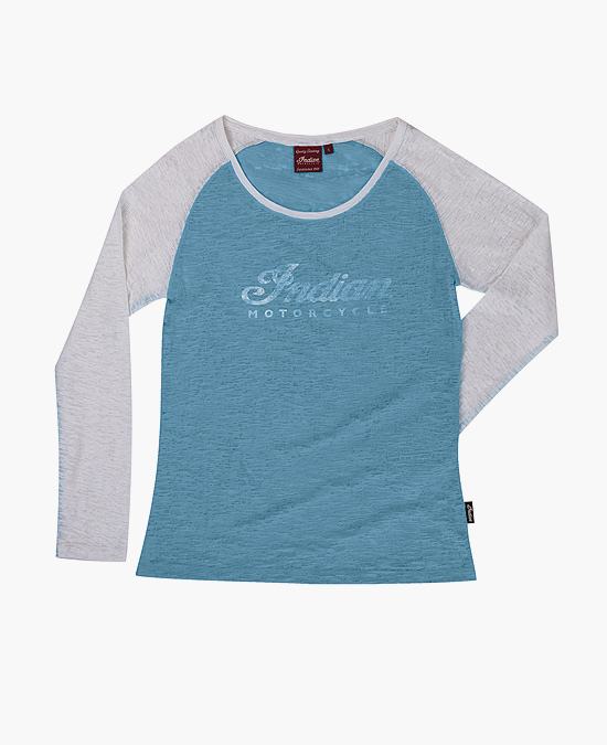 

Лонгслив Indian Ladies Logo Slub L Голубой