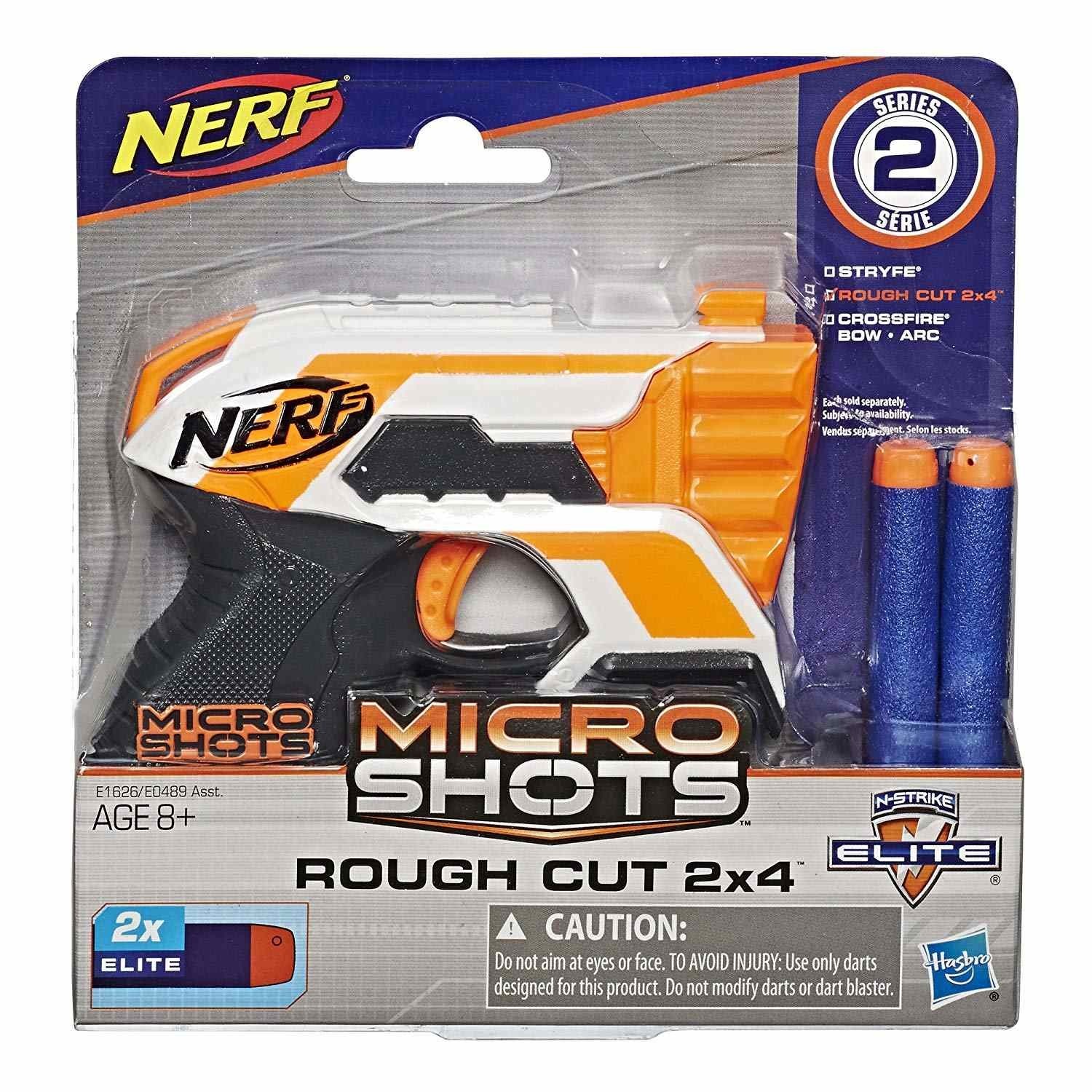 

Бластер Nerf Micro Shots Elite Rough Cut 2х4 (E1626)