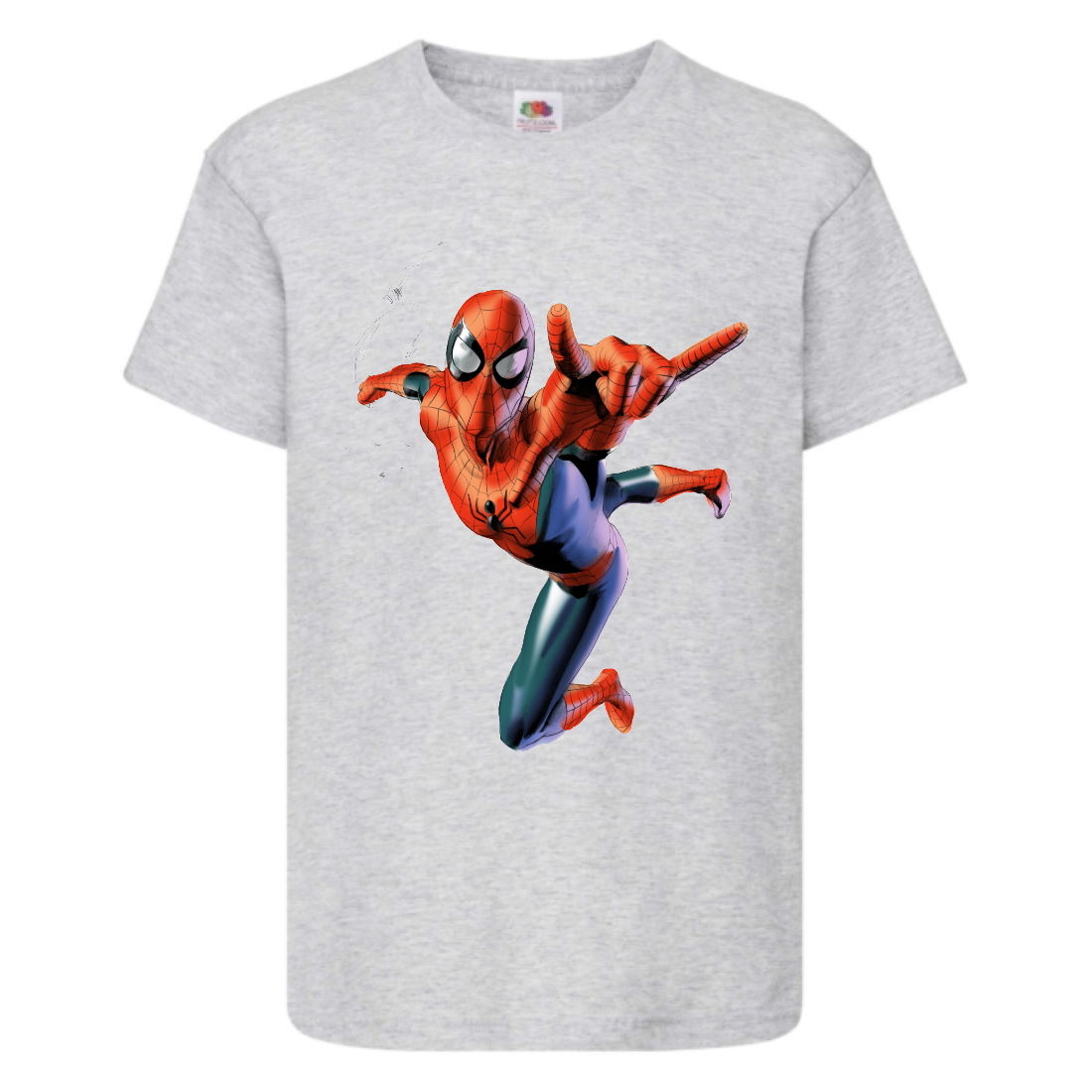 

Футболка детская Марвел (Marvel & DC) серая (spider-gray) 164 см