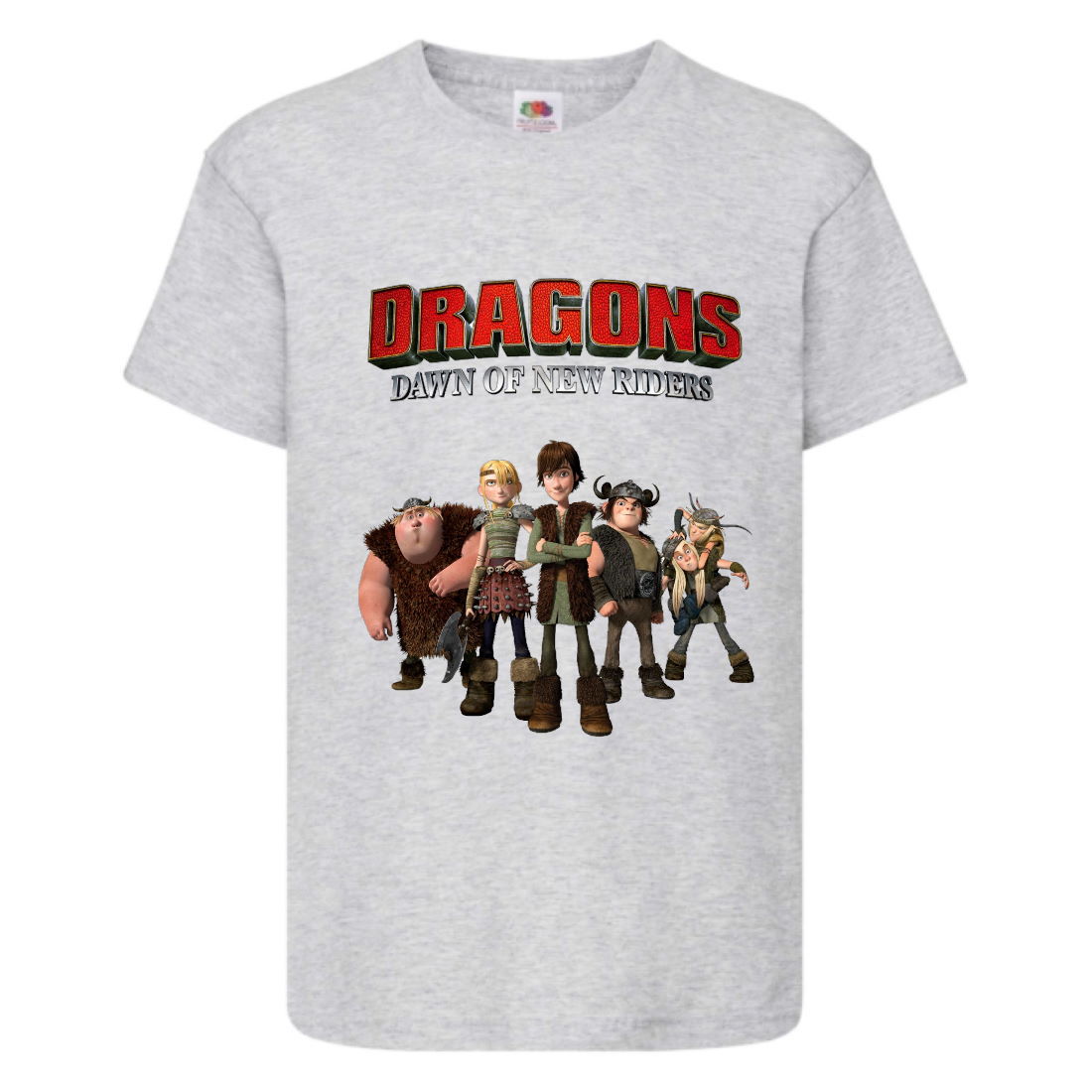 

Футболка детская Как приручить дракона (DRAGONS) серая (DRAGONS-004-gray) 116 см