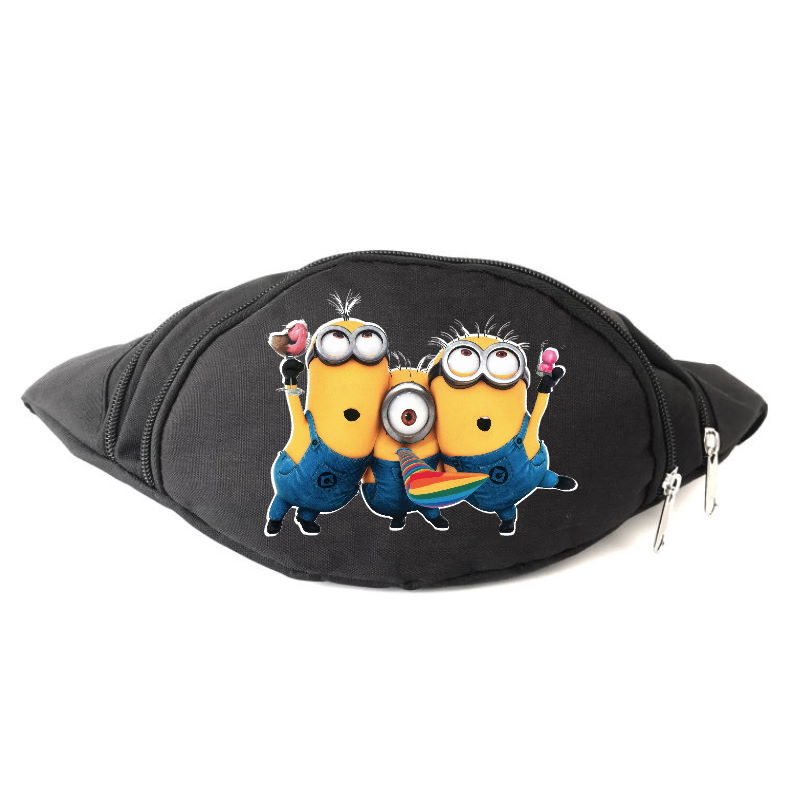 

Сумка Бананка на пояс Миньоны (Minions-001) Cappuccino Toys черная