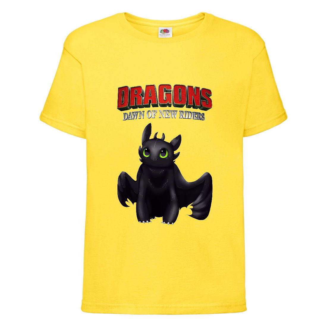 

Футболка детская Как приручить дракона (DRAGONS) желтая (DRAGONS-002-yellow) 128 см
