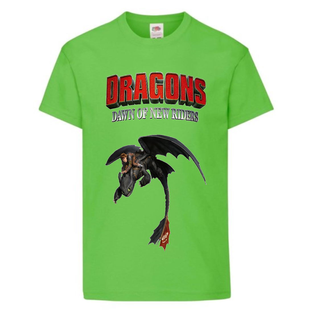 

Футболка детская Как приручить дракона (DRAGONS) светло-зеленая (DRAGONS-001-green) 152 см