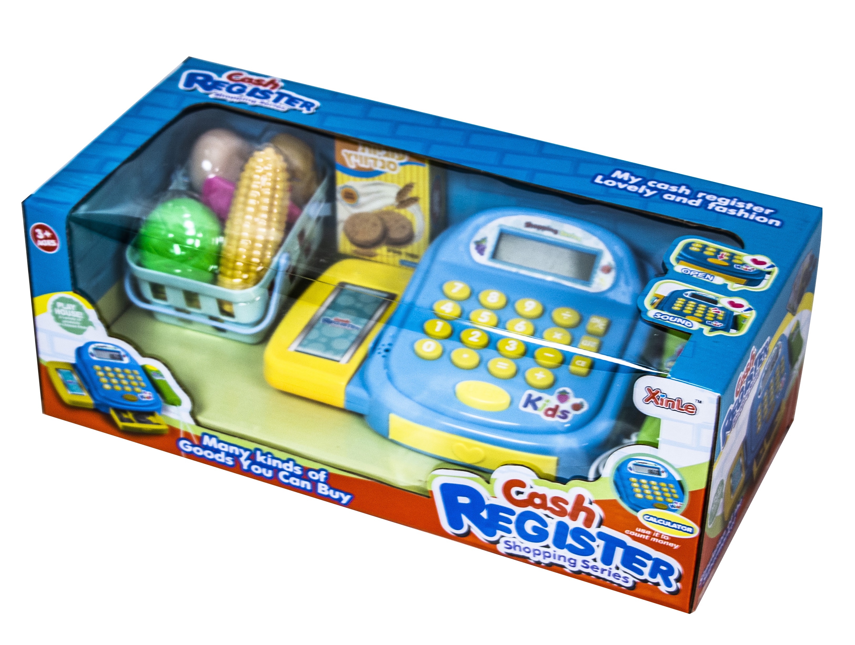 

Игрушечный набор "Кассовый аппарат". Blue (807A)