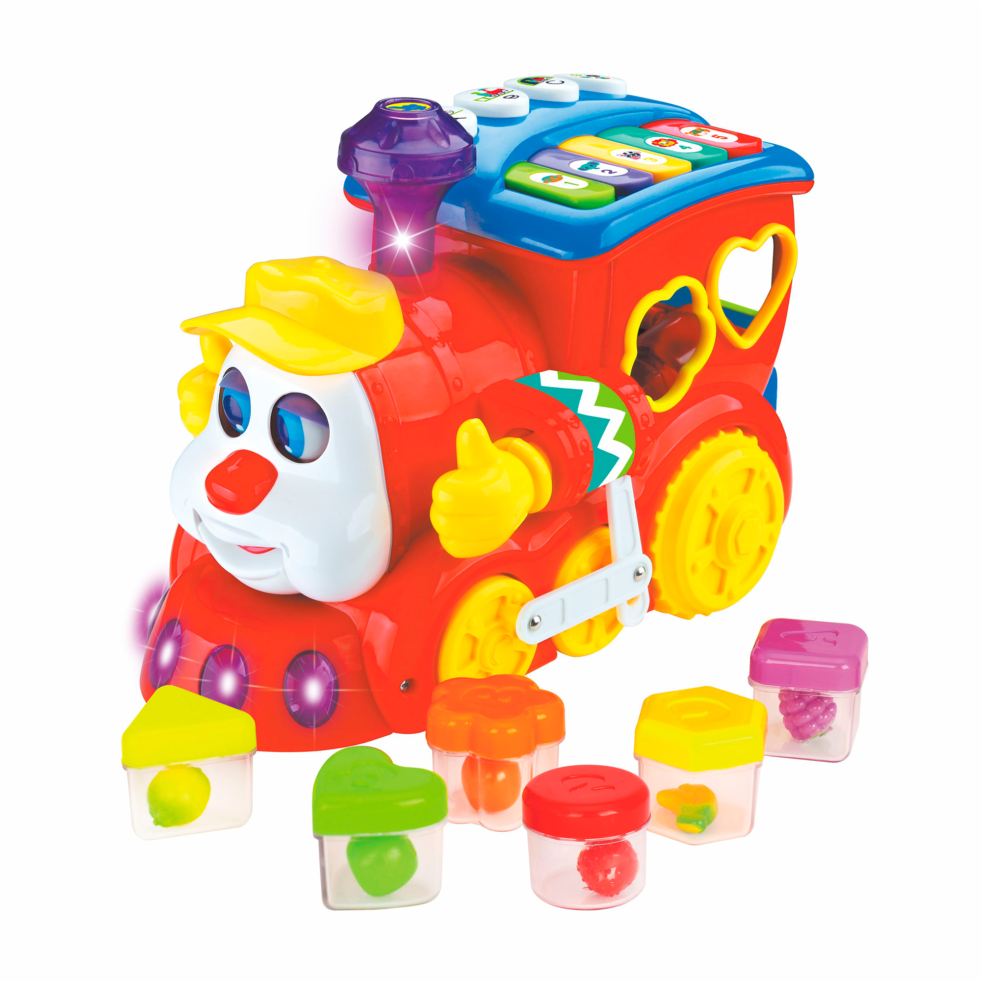 

Игрушка развивающая Hola toys Паровозик 556