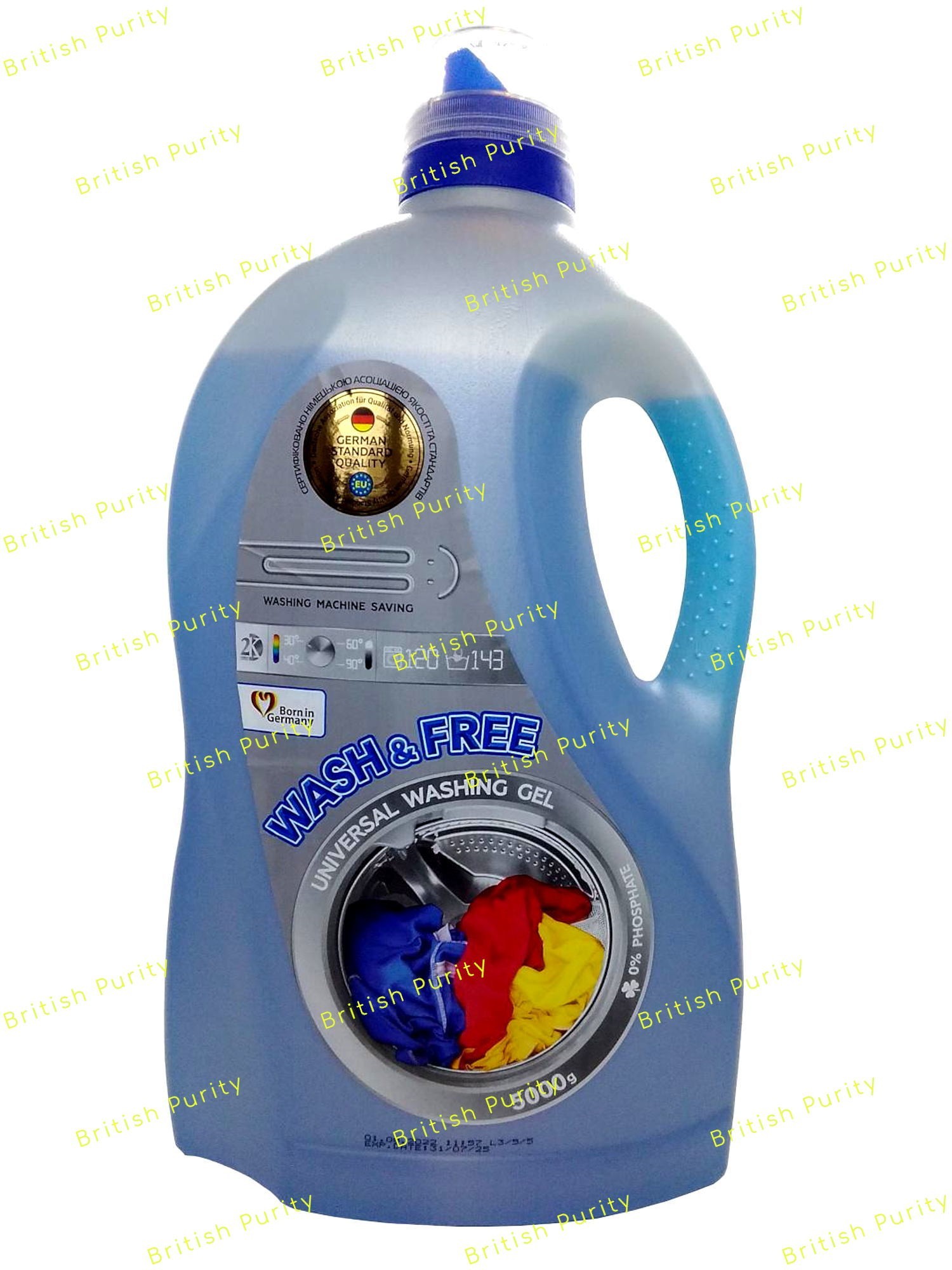 Гель для прання Wash&Free Universal для всіх типів тканин 5 кг 143 ...