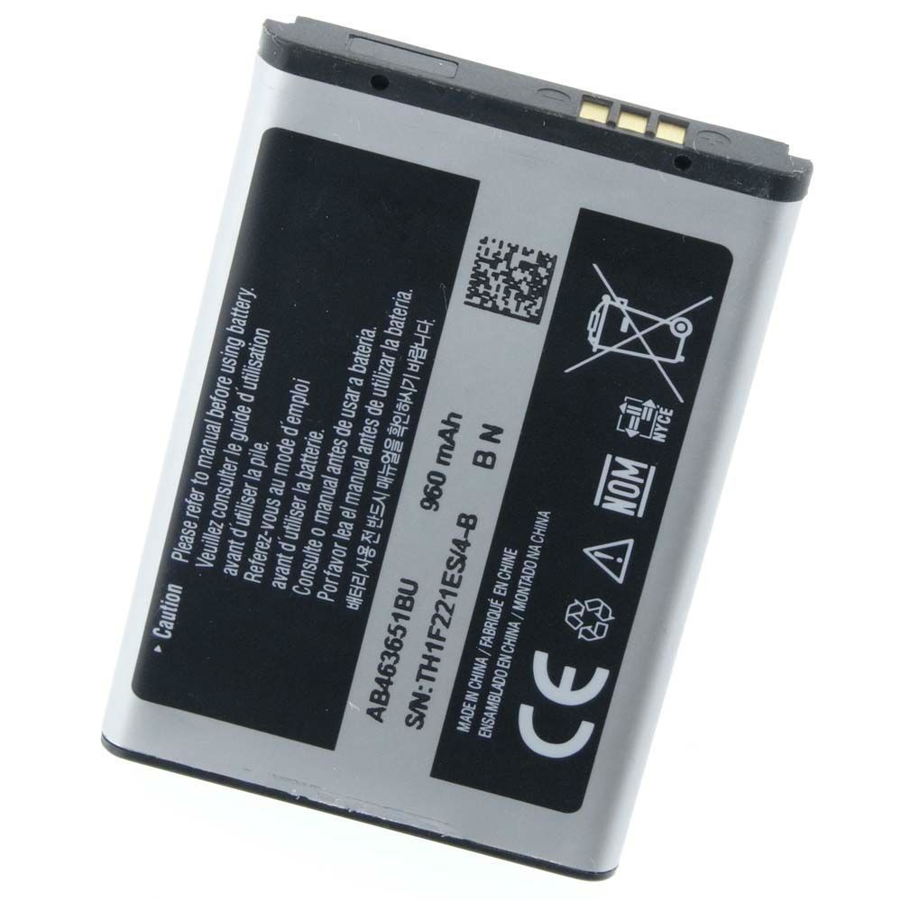 Аккумулятор Samsung Corby GT-S3650 - AB463651BU/E/C - 960 mAh [Original  PRC] 12 мес. гарантии – фото, отзывы, характеристики в интернет-магазине  ROZETKA от продавца: M Energy | Купить в Украине: Киеве, Харькове, Днепре,