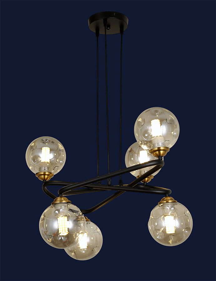 

Люстра Молекула Levistella 761Zdh06-6 Bk+Bk